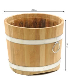 Küferei Kardos Robinienkübel, Rund -Gartenbedarf Geschäft 1709096 WE BG 001 KuefereiKardosRobinienkuebelrund