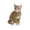 Polyresin Katze, Grau Getigert -Gartenbedarf Geschäft 2452183 WE FS 001 PolyresinKatzegraugetigert25x17x31cm