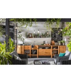 Dehner Schrank Southampton, 100 X 50 X 90 Cm -Gartenbedarf Geschäft 2806644 WE MO 002 Outdoorkuechesouthampton