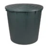 Kunststoff-Regentonne 500 L Mit Deckel, Rund, Dunkelgrün -Gartenbedarf Geschäft 3803376 WE FS 001 Kunststoff RegentonnemitDecke500lRegentankWassertank