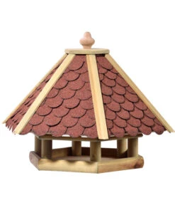 Dehner Natura Futterhaus Alpbach, Inkl. Ständer, Ca. B68/H148/T62 Cm -Gartenbedarf Geschäft 4150694 WE FS 001 DehnerVogelhausAlpbach