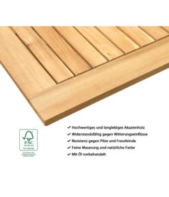 Dehner Balkontisch Macao, Ca. B142/H75/T40 Cm -Gartenbedarf Geschäft 4423570 WE IG 001 BeistelltischMacao