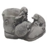 Fantasieco Stein-Schuh Mit Igelfamilie, Ca. B15/H16/T22 Cm 1 Fantasieco Stein-Schuh Mit Igelfamilie, Ca. B15/H16/T22 Cm -Gartenbedarf Geschäft 4451696 WE FS 001 SchuhmitIgelfamilieGrau