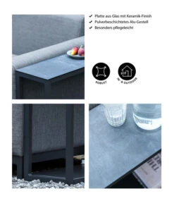 Dehner Beistelltisch Amsterdam, Ca. B75/H54/T23 Cm -Gartenbedarf Geschäft 4498598 WE IG 001 BeistelltischAmsterdam