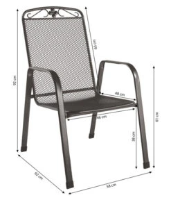 MWH Metall-Gartensessel Savoy -Gartenbedarf Geschäft 5312046 WE BG 001 MwhMetallGartensesselSavoyStapelsesselSavoy2