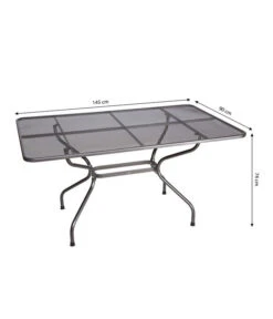Royal Garden Streckmetall-Gartentisch, Ca. B145/H74/T90 Cm 15 Royal Garden Streckmetall-Gartentisch, Ca. B145/H74/T90 Cm -Gartenbedarf Geschäft 5312822 WE BG 001 MwhStreckmetallGartentischStreckmetallTisch145X90cmERaug
