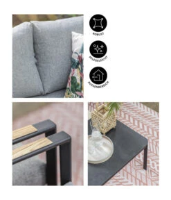 Dehner Alu-Lounge New York, 4-teilig -Gartenbedarf Geschäft 6670954 WE IG 001 DehnerAluLoungeNewYork4teilig