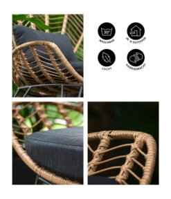 Dehner Geflechtsessel Venezia -Gartenbedarf Geschäft 6701650 WE IG FS 001 DehnerGeflechtsesselVenezia