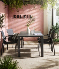 Dehner Gartentisch Nancy, Ca. B160/H75/T90 Cm -Gartenbedarf Geschäft 6701734 6701726 WE MO 001 GruppeNancy