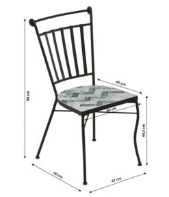 Dehner Mosaikstuhl Letizia -Gartenbedarf Geschäft 6702070 WE BG 001 DehnerMosaikStuhlLetiziaNeu