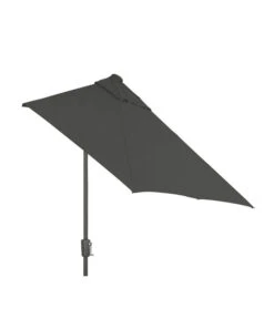 Dehner Balkonschirm Chios, Rechteckig, Ca. B210/T130 Cm -Gartenbedarf Geschäft 6703243 WE FS 003 BalkonschirmChiosDunkelgrauNeu