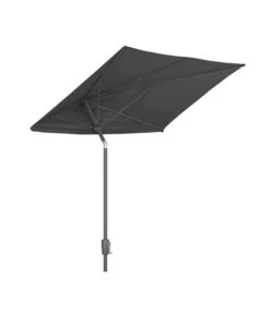 Dehner Balkonschirm Chios, Rechteckig, Ca. B210/T130 Cm -Gartenbedarf Geschäft 6703243 WE FS 004 BalkonschirmChiosDunkelgrauNeu