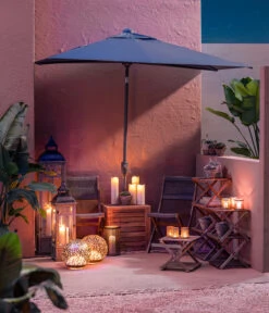 Dehner Schirmbox Macao -Gartenbedarf Geschäft 6703243 WE MO 001 Outdoorbeleuchtung