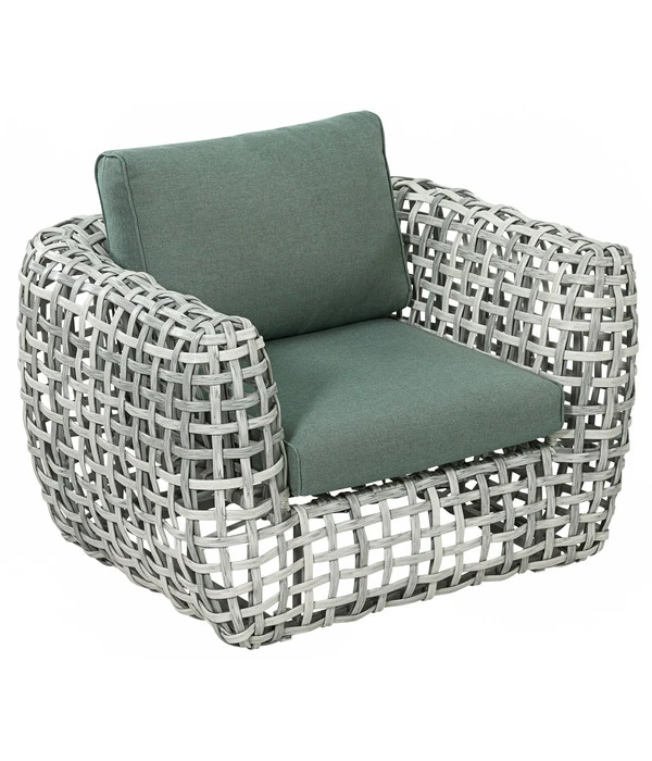 Dehner Flechtlounge Bali, 4-teilig 3 Dehner Flechtlounge Bali, 4-teilig