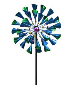 Dehner Metall-Windrad Infinity, Ca. B51/H183/T18 Cm