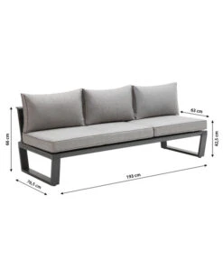 Dehner Liegenset Bellevue, 3-teilig -Gartenbedarf Geschäft 6894182 WE BG 001 LiegesetBellevueNEU