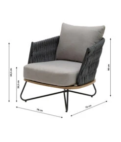 Dehner Gartenlounge Monte Carlo, 4-teilig -Gartenbedarf Geschäft 6895346 WE BG 002 LoungeMonteCarlo