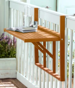 Dehner Balkonhängetisch, Ca. B90/H65/T41,7 Cm -Gartenbedarf Geschäft 6897748 WE MO 001 DehnerBalkonklapptischStavanger