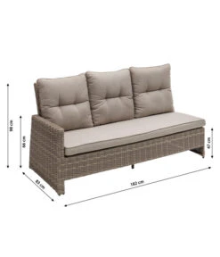 Dehner Geflechtlounge Bologna, 5-teilig -Gartenbedarf Geschäft 6903447 WE BG 001 LoungeBologna korrektur