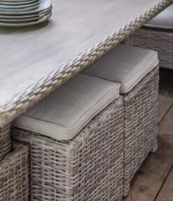 Dehner Geflechtlounge Bologna, 5-teilig -Gartenbedarf Geschäft 6903447 WE MO 004 LoungeBolognaNEU