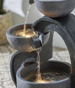 Dehner Polyresin-Gartenbrunnen Heart, Ca. H72,5 Cm -Gartenbedarf Geschäft 6911218 WE DE 002 BrunnenHeartNEU