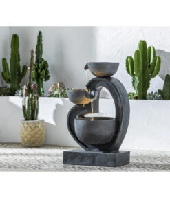 Dehner Polyresin-Gartenbrunnen Heart, Ca. H72,5 Cm -Gartenbedarf Geschäft 6911218 WE MO 001 BrunnenHeartNEU