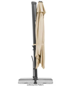 Schneider Ampelschirm Rhodos Smart, Quadratisch, Ca. B300/T300 Cm -Gartenbedarf Geschäft 6953384 WE FS 004 SchneiderAmpelschirmRhodosSmartnatur