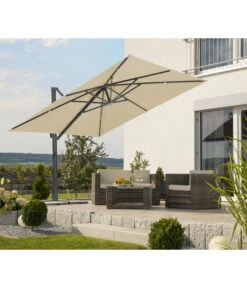 Schneider Ampelschirm Rhodos Smart, Quadratisch, Ca. B300/T300 Cm -Gartenbedarf Geschäft 6953384 WE MO 001 SchneiderAmpelschirmRhodosSmartnatur
