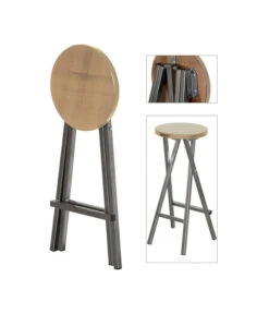 Fun Star Barhocker, Ca. H82 Cm -Gartenbedarf Geschäft 6982896 WE DE 003 BarhockerStahlHolz