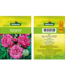 Edelrosen-Mix 'Nostalgie®' 32 Edelrosen-Mix 'Nostalgie®' -Gartenbedarf Geschäft 7800063 HeidiKlumZwergrose Etikett1